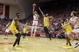 No. 17 Maryland scores final 7 points to win at Indiana