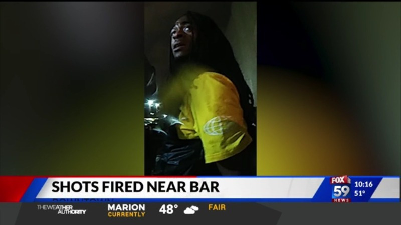 IMPD looking for man accused of firing shots at downtown bar