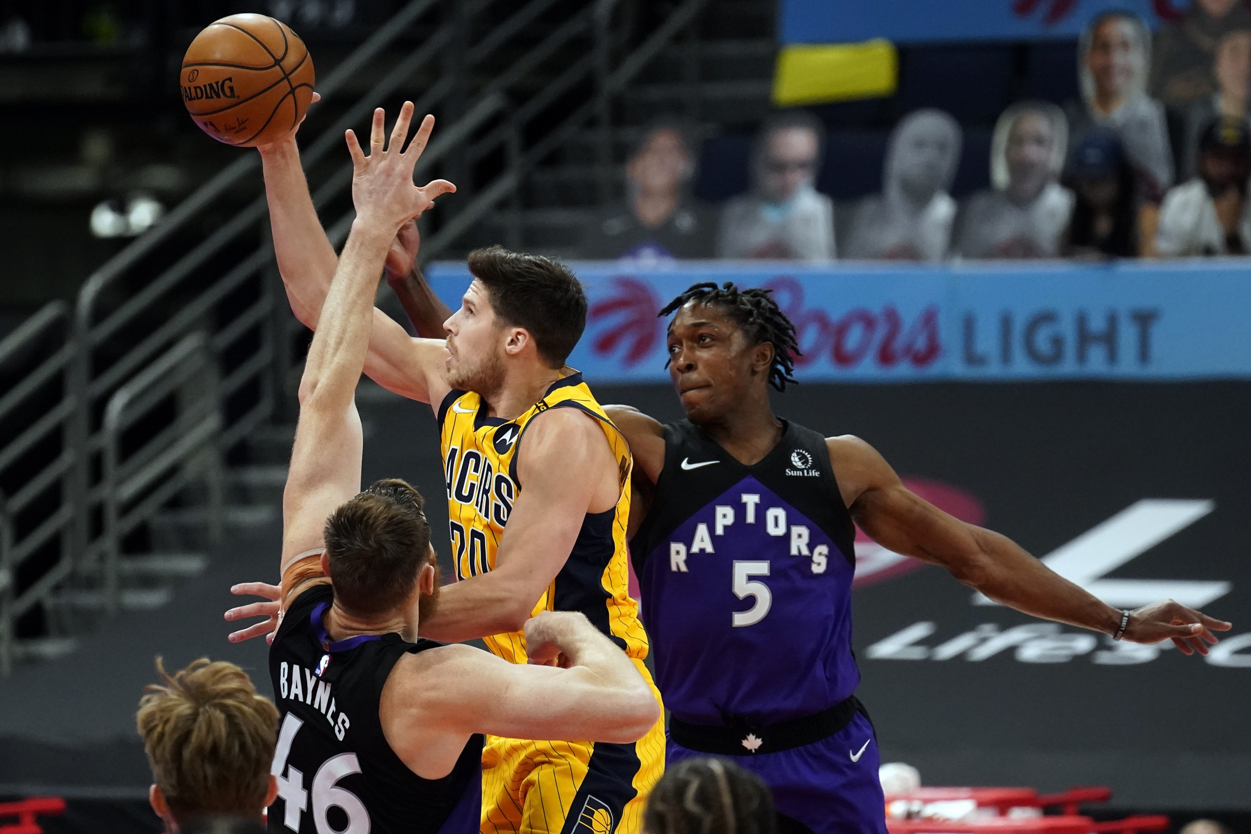 Brissett has career-high 31 as Pacers beat Raptors 125-113