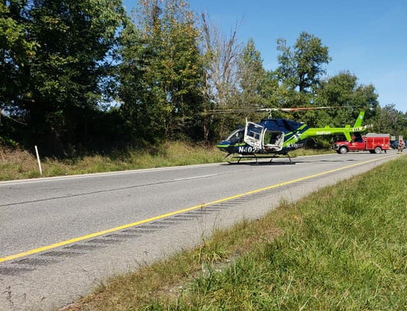 Motorcycle driver seriously injured in I-65 in southern Indiana crash Sunday afternoon, police report