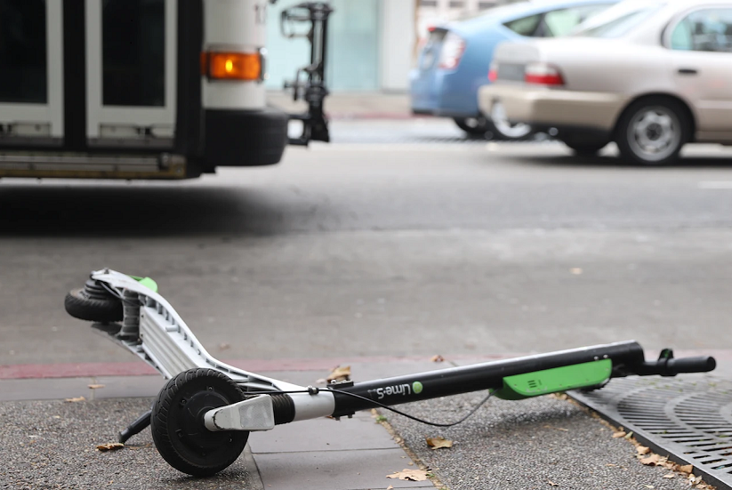 Lime gave 60 helmets to the public in Bloomington as a part of a safety guidelines for e-scooter use project