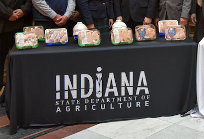 State officials recognized the generosity of Indiana’s poultry producers at the 76th annual Governor’s Poultry Presentation at the Indiana Statehouse