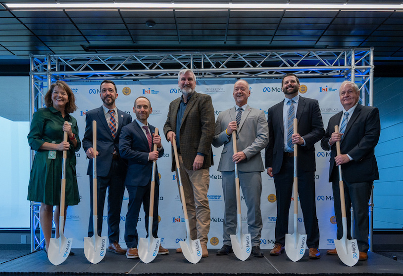Gov. Holcomb joined executives of Meta Platforms as the company announced plans to establish a new $800 million data center campus in Indiana