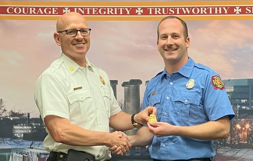 Evansville Fire Department promotion announcement
