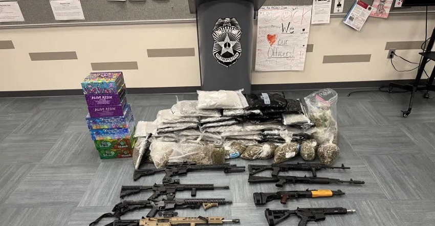 Evansville Police Seize Dozens of Guns, Drugs, and Cash in Search of Alleged Meth Dealers