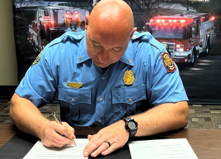 Evansville Fire Department announces new incident safety officer promotion