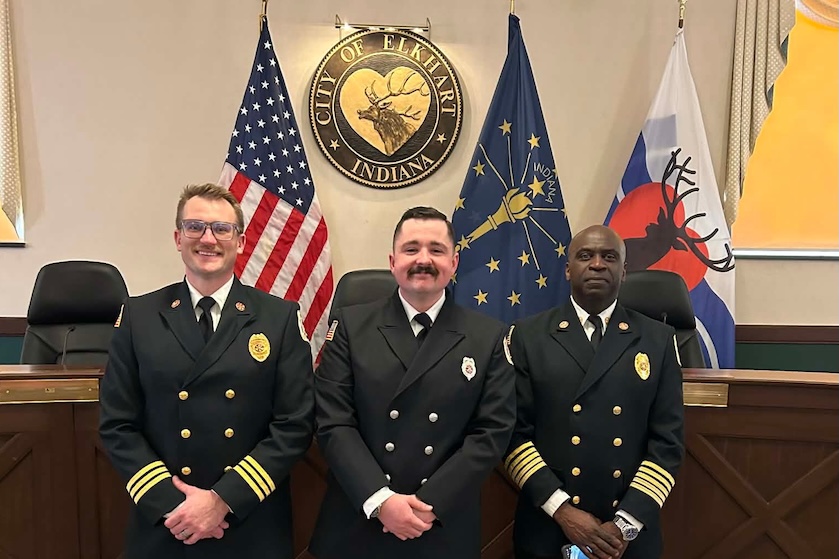 Firefighter promoted to driver/operator role in Elkhart Fire Department